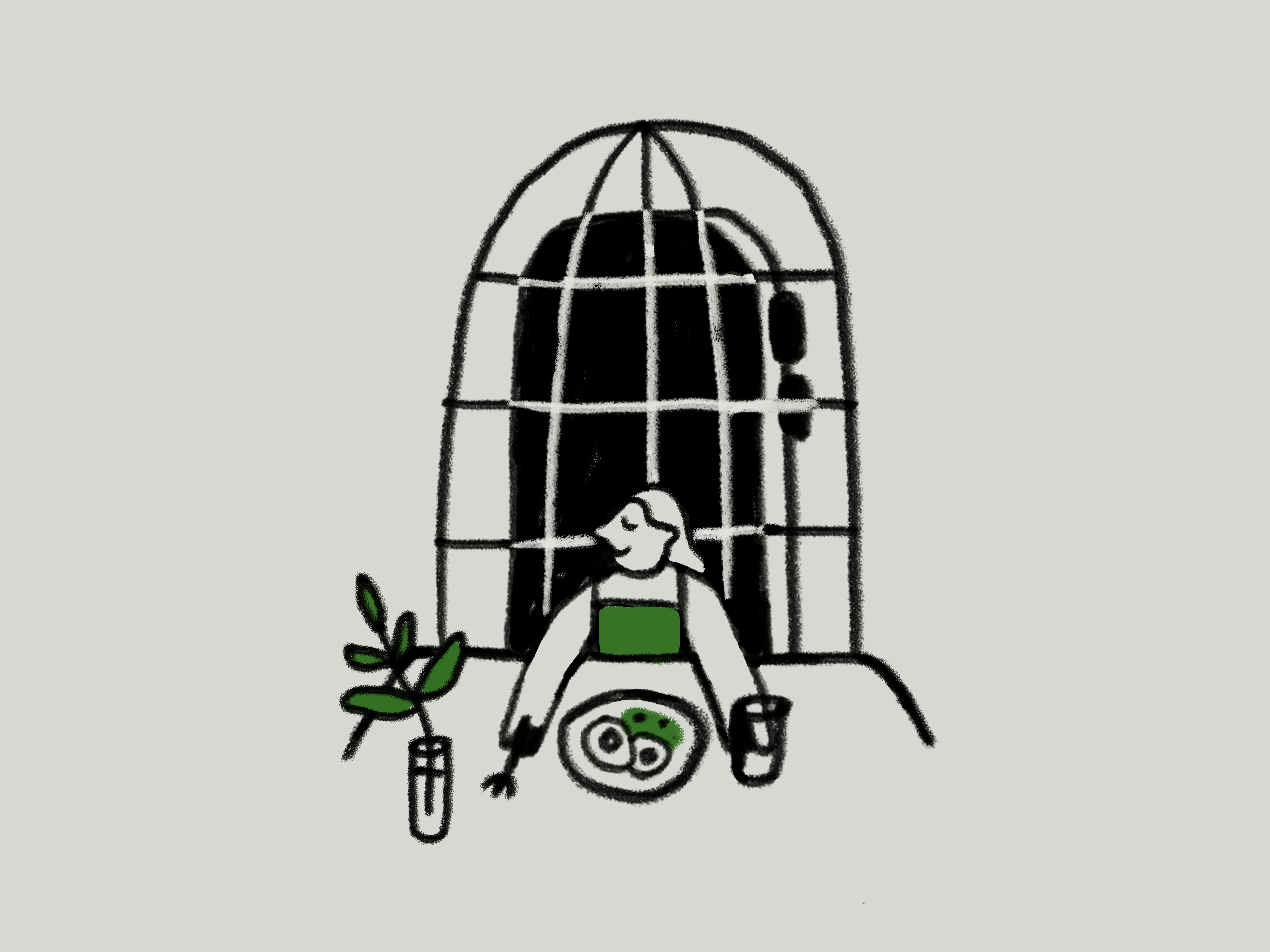 Eating disorders - Illustration and design of a guidebook for the Psychiatric Clinic for Children in Ljubljana